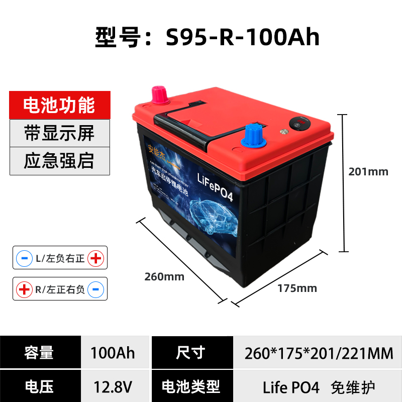 Q95-R-100Ah